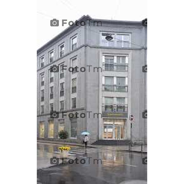 Foto LaPress Manzoni Tiziano 11/4/2018 ITALIA BERGAMO Cronaca EX PALAZZO CARIPLO VIA PARTIGIANI