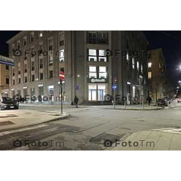 Tiziano Manzoni/LaPresse 6-2- 2026 Italia Cronaca Bergamo Banca Mediulanum largo Belotti