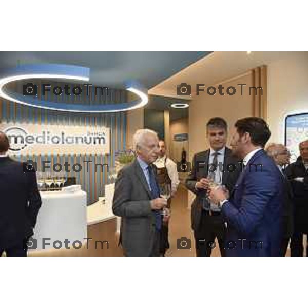 foto LaPresse Tiziano Manzoni 07/05/2018 Cronaca Bergamo - ITALIA inaugurazione Banca Mediulanum Family Banker Office di Bergamo