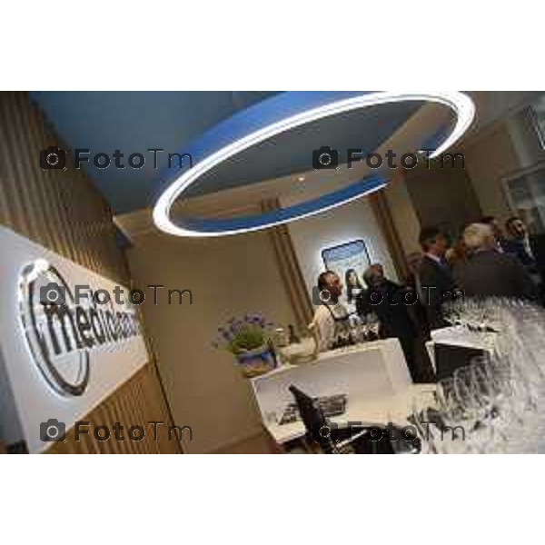 foto LaPresse Tiziano Manzoni 07/05/2018 Cronaca Bergamo - ITALIA inaugurazione Banca Mediulanum Family Banker Office di Bergamo