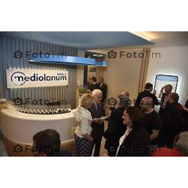 foto LaPresse Tiziano Manzoni 07/05/2018 Cronaca Bergamo - ITALIA inaugurazione Banca Mediulanum Family Banker Office di Bergamo