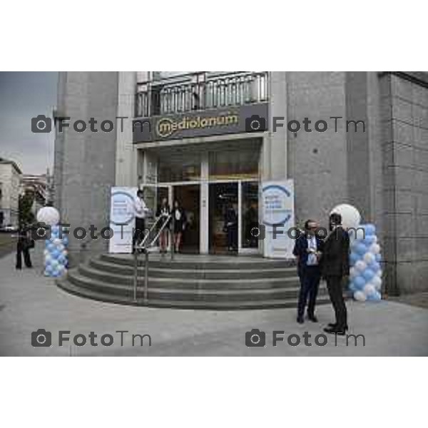 foto LaPresse Tiziano Manzoni 07/05/2018 Cronaca Bergamo - ITALIA inaugurazione Banca Mediulanum Family Banker Office di Bergamo