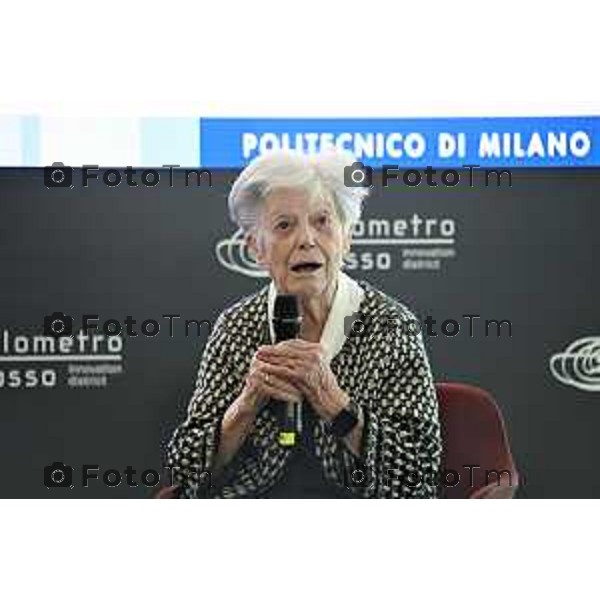 Tiziano Manzoni/LaPresse 07-2- 2026 Italia Cronaca Bergamo Parco Scientifico Tecnologico Kilometro Rosso, STEM (Science, Technology, Engineering and Mathematics) evento dedicato Amalia Ercoli Finzi, Professoressa emerita al Politecnico di Milano, che dialogherà con Ariela Benigni, Segretario scientifico e Coordinatore delle Ricerche delle sedi di Bergamo e Ranica dell’Istituto Mario Negri.