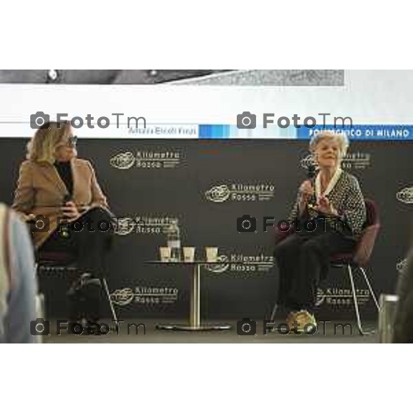 Tiziano Manzoni/LaPresse 07-2- 2026 Italia Cronaca Bergamo Parco Scientifico Tecnologico Kilometro Rosso, STEM (Science, Technology, Engineering and Mathematics) evento dedicato Amalia Ercoli Finzi, Professoressa emerita al Politecnico di Milano, che dialogherà con Ariela Benigni, Segretario scientifico e Coordinatore delle Ricerche delle sedi di Bergamo e Ranica dell’Istituto Mario Negri.