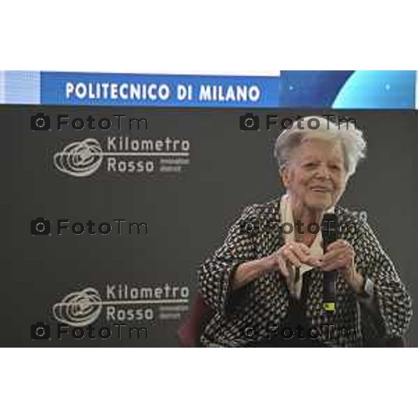 Tiziano Manzoni/LaPresse 07-2- 2026 Italia Cronaca Bergamo Parco Scientifico Tecnologico Kilometro Rosso, STEM (Science, Technology, Engineering and Mathematics) evento dedicato Amalia Ercoli Finzi, Professoressa emerita al Politecnico di Milano, che dialogherà con Ariela Benigni, Segretario scientifico e Coordinatore delle Ricerche delle sedi di Bergamo e Ranica dell’Istituto Mario Negri.