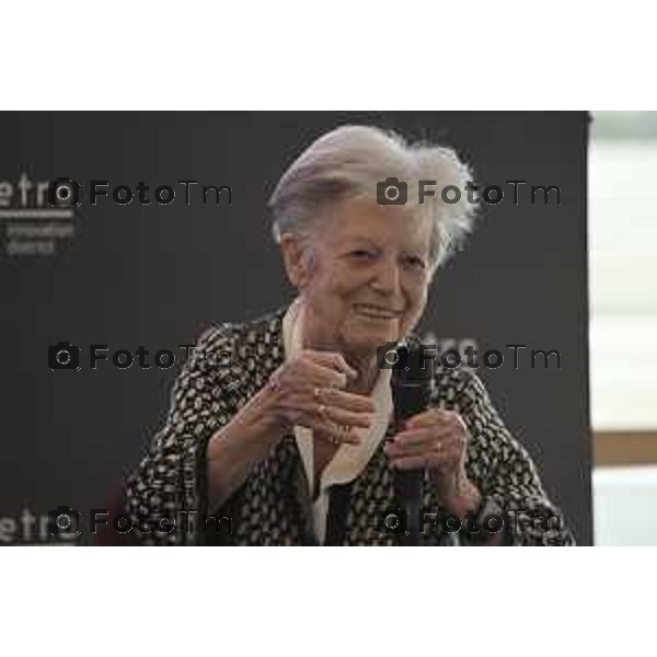 Tiziano Manzoni/LaPresse 07-2- 2026 Italia Cronaca Bergamo Parco Scientifico Tecnologico Kilometro Rosso, STEM (Science, Technology, Engineering and Mathematics) evento dedicato Amalia Ercoli Finzi, Professoressa emerita al Politecnico di Milano, che dialogherà con Ariela Benigni, Segretario scientifico e Coordinatore delle Ricerche delle sedi di Bergamo e Ranica dell’Istituto Mario Negri.