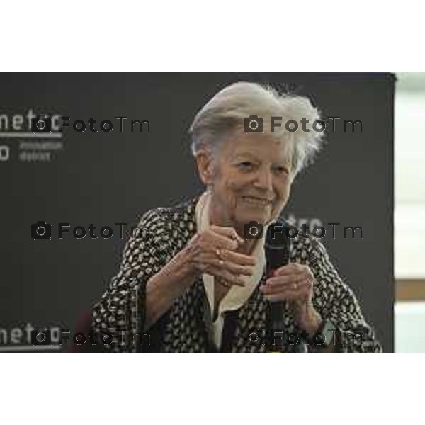 Tiziano Manzoni/LaPresse 07-2- 2026 Italia Cronaca Bergamo Parco Scientifico Tecnologico Kilometro Rosso, STEM (Science, Technology, Engineering and Mathematics) evento dedicato Amalia Ercoli Finzi, Professoressa emerita al Politecnico di Milano, che dialogherà con Ariela Benigni, Segretario scientifico e Coordinatore delle Ricerche delle sedi di Bergamo e Ranica dell’Istituto Mario Negri.