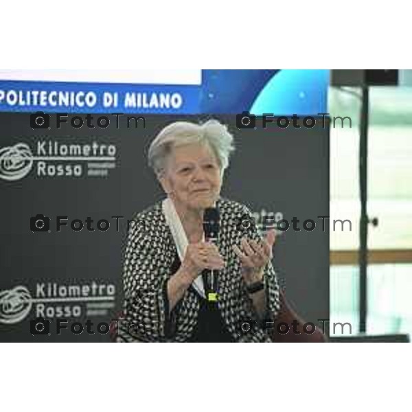 Tiziano Manzoni/LaPresse 07-2- 2026 Italia Cronaca Bergamo Parco Scientifico Tecnologico Kilometro Rosso, STEM (Science, Technology, Engineering and Mathematics) evento dedicato Amalia Ercoli Finzi, Professoressa emerita al Politecnico di Milano, che dialogherà con Ariela Benigni, Segretario scientifico e Coordinatore delle Ricerche delle sedi di Bergamo e Ranica dell’Istituto Mario Negri.