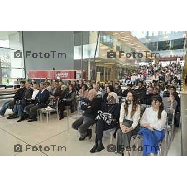 Tiziano Manzoni/LaPresse 07-2- 2026 Italia Cronaca Bergamo Parco Scientifico Tecnologico Kilometro Rosso, STEM (Science, Technology, Engineering and Mathematics) evento dedicato Amalia Ercoli Finzi, Professoressa emerita al Politecnico di Milano, che dialogherà con Ariela Benigni, Segretario scientifico e Coordinatore delle Ricerche delle sedi di Bergamo e Ranica dell’Istituto Mario Negri.