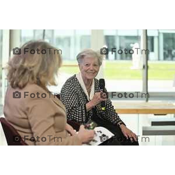 Tiziano Manzoni/LaPresse 07-2- 2026 Italia Cronaca Bergamo Parco Scientifico Tecnologico Kilometro Rosso, STEM (Science, Technology, Engineering and Mathematics) evento dedicato Amalia Ercoli Finzi, Professoressa emerita al Politecnico di Milano, che dialogherà con Ariela Benigni, Segretario scientifico e Coordinatore delle Ricerche delle sedi di Bergamo e Ranica dell’Istituto Mario Negri.