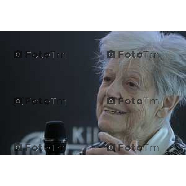 Tiziano Manzoni/LaPresse 07-2- 2026 Italia Cronaca Bergamo Parco Scientifico Tecnologico Kilometro Rosso, STEM (Science, Technology, Engineering and Mathematics) evento dedicato Amalia Ercoli Finzi, Professoressa emerita al Politecnico di Milano, che dialogherà con Ariela Benigni, Segretario scientifico e Coordinatore delle Ricerche delle sedi di Bergamo e Ranica dell’Istituto Mario Negri.