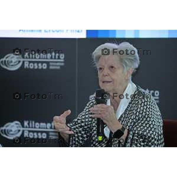 Tiziano Manzoni/LaPresse 07-2- 2026 Italia Cronaca Bergamo Parco Scientifico Tecnologico Kilometro Rosso, STEM (Science, Technology, Engineering and Mathematics) evento dedicato Amalia Ercoli Finzi, Professoressa emerita al Politecnico di Milano, che dialogherà con Ariela Benigni, Segretario scientifico e Coordinatore delle Ricerche delle sedi di Bergamo e Ranica dell’Istituto Mario Negri.