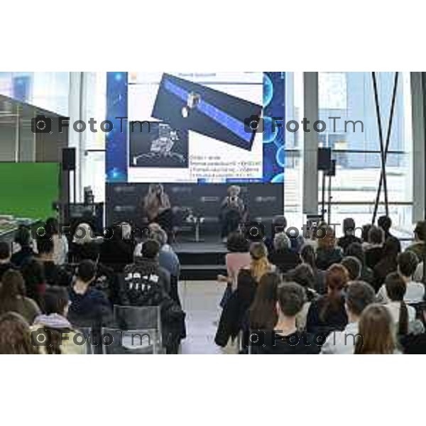 Tiziano Manzoni/LaPresse 07-2- 2026 Italia Cronaca Bergamo Parco Scientifico Tecnologico Kilometro Rosso, STEM (Science, Technology, Engineering and Mathematics) evento dedicato Amalia Ercoli Finzi, Professoressa emerita al Politecnico di Milano, che dialogherà con Ariela Benigni, Segretario scientifico e Coordinatore delle Ricerche delle sedi di Bergamo e Ranica dell’Istituto Mario Negri.