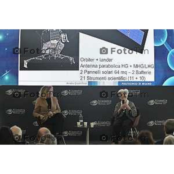 Tiziano Manzoni/LaPresse 07-2- 2026 Italia Cronaca Bergamo Parco Scientifico Tecnologico Kilometro Rosso, STEM (Science, Technology, Engineering and Mathematics) evento dedicato Amalia Ercoli Finzi, Professoressa emerita al Politecnico di Milano, che dialogherà con Ariela Benigni, Segretario scientifico e Coordinatore delle Ricerche delle sedi di Bergamo e Ranica dell’Istituto Mario Negri.