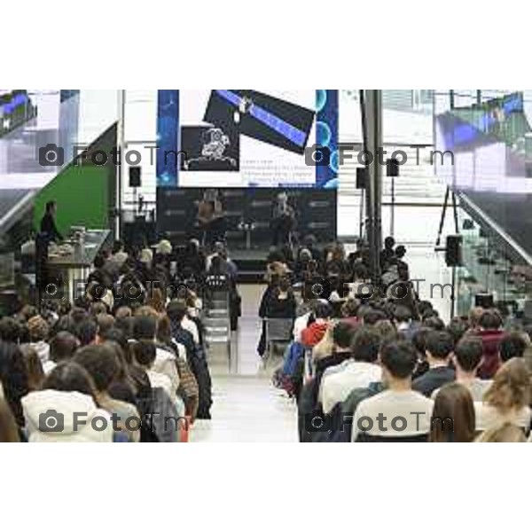 Tiziano Manzoni/LaPresse 07-2- 2026 Italia Cronaca Bergamo Parco Scientifico Tecnologico Kilometro Rosso, STEM (Science, Technology, Engineering and Mathematics) evento dedicato Amalia Ercoli Finzi, Professoressa emerita al Politecnico di Milano, che dialogherà con Ariela Benigni, Segretario scientifico e Coordinatore delle Ricerche delle sedi di Bergamo e Ranica dell’Istituto Mario Negri.