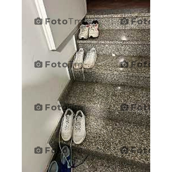 Tiziano Manzoni/LaPresse 9-02- 2026 Italia Cronaca BergamoRomano di Lombardia ufficio 70 metri dormitorio con 14 tunisini scoperto dalla polizia locale