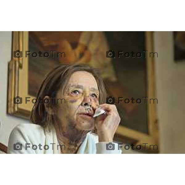 Tiziano Manzoni/Lapresse 9-2-2026 Bergamo Romano Di Lombardia Santina Farina aggredita a scopo di rapina