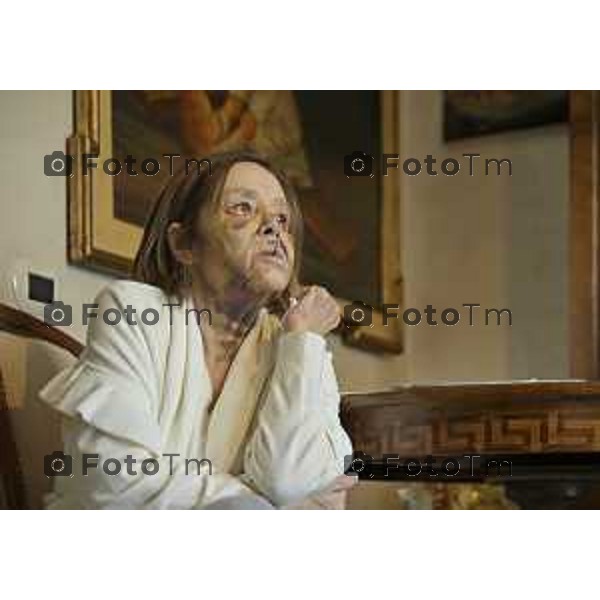 Tiziano Manzoni/Lapresse 9-2-2026 Bergamo Romano Di Lombardia Santina Farina aggredita a scopo di rapina