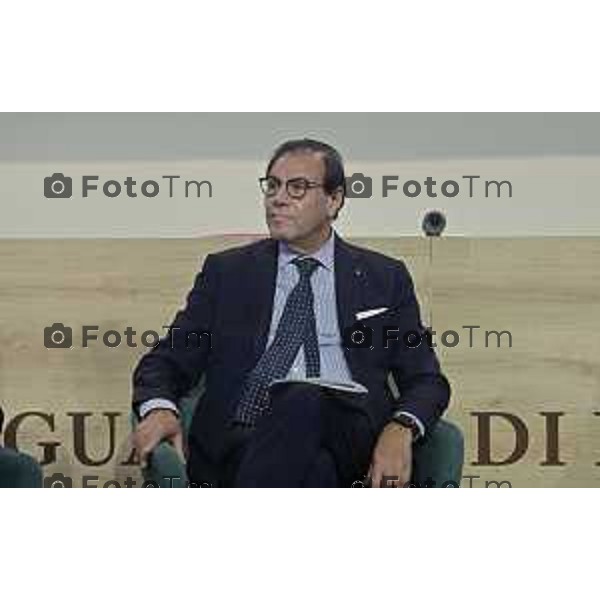 Tiziano Manzoni/Lapresse 9-2-2026 Bergamo convegno Gdf il nuovo Testo Unico della Finanza ’On. Prof. Maurizio Leo, Viceministro dell’Economia