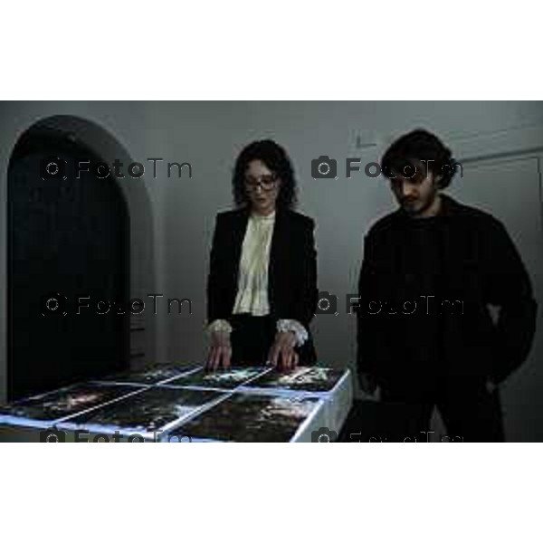 Tiziano Manzoni/LaPresse 12-02- 2026 Italia Cronaca Bergamo Bergamo inaugurazione della mostra Interscape L\'anteprima stampa GAMeC nelle foto le opere esposte