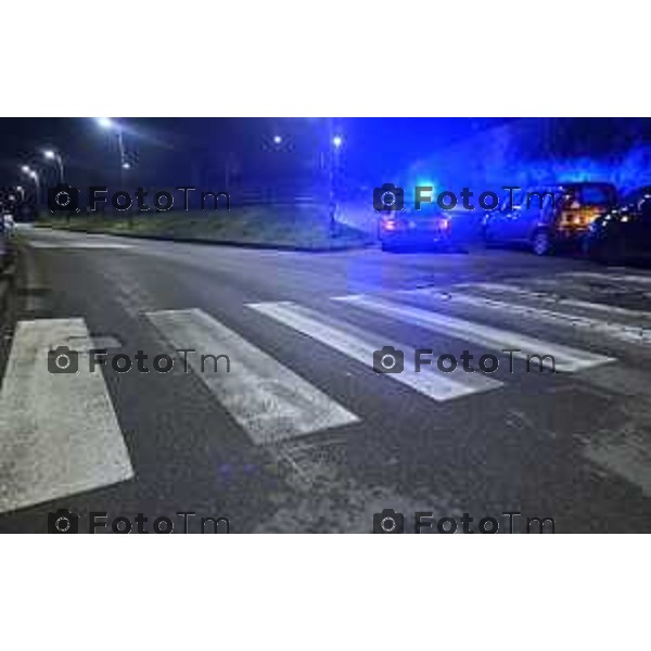 Protesta davanti al municipio contro inceneritore 12 Febbraio 2026 Bergamo Italia Caprino Bergamasco investimento 12 enne sulle strisce foto Tiziano Manzoni Lapresse