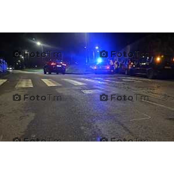 Protesta davanti al municipio contro inceneritore 12 Febbraio 2026 Bergamo Italia Caprino Bergamasco investimento 12 enne sulle strisce foto Tiziano Manzoni Lapresse