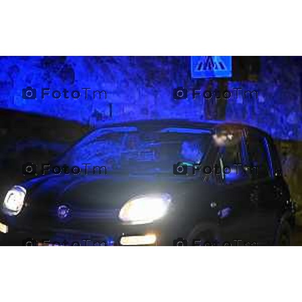 Protesta davanti al municipio contro inceneritore 12 Febbraio 2026 Bergamo Italia Caprino Bergamasco investimento 12 enne sulle strisce foto Tiziano Manzoni Lapresse