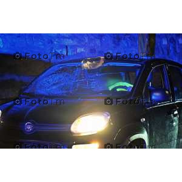 Protesta davanti al municipio contro inceneritore 12 Febbraio 2026 Bergamo Italia Caprino Bergamasco investimento 12 enne sulle strisce foto Tiziano Manzoni Lapresse