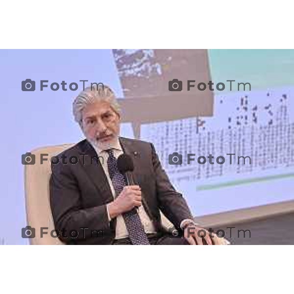 Protesta davanti al municipio contro inceneritore 16 Febbraio 2026 Bergamo A tu per tu con i capitani d\'impresa" A. Reza Arabnia, Amministratore Delegato di Gecofin, la holding di famiglia a capo di Geico, di cui è unico azionista nonché Presidente onorario. Modererà l’incontro Giovanna Ricuperati, Presidente Confindustria Bergamo.Tiziano Manzoni Lapresse