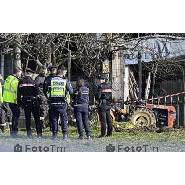 Protesta davanti al municipio contro inceneritore 18 Febbraio 2026 Bergamo Italia Giuseppe Viscardi, 66 anni, è morto poco dopo le 9.30 a Bonate Sotto, investito dal piccolo trattore che utilizzava per lavorare l’area adiacente a via Vivaldi. foto Tiziano Manzoni Lapresse