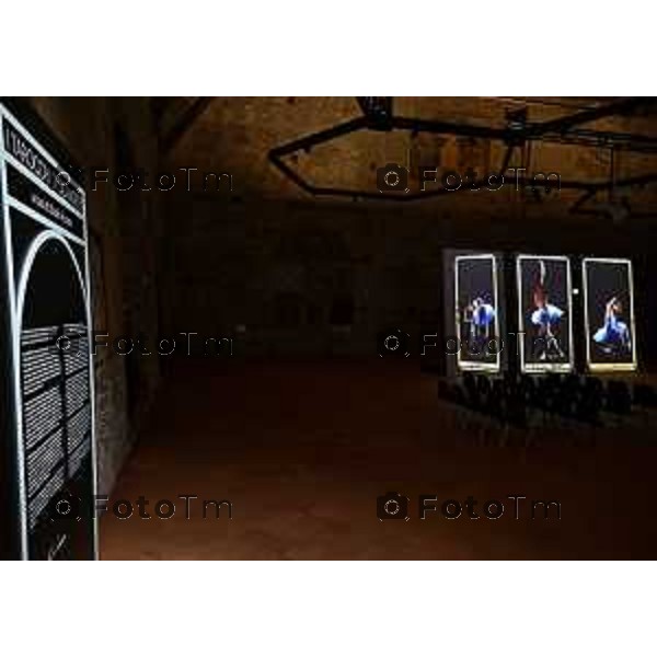 Bergamo I TAROCCHI DI DE ANDRÉ Accademia Carrara l\'accensione dell\'installazione video a cura di Studio Azzurro e un\'anticipazione della mostra Tarocchi. 19 Febbraio 2026 Italia foto Tiziano Manzoni Lapresse
