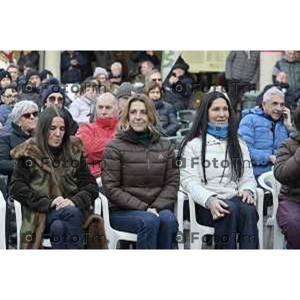 indimenticabili protagoniste della leggendaria Valanga Rosa, tratto indelebile e glorioso nella storia dello sci italiano – Claudia Giordani, Daniela Zini, Maria Rosa Quario, 12 Febbraio 2026 Selvino BG Italia foto Tiziano Manzoni Lapresse