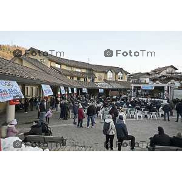 indimenticabili protagoniste della leggendaria Valanga Rosa, tratto indelebile e glorioso nella storia dello sci italiano – Claudia Giordani, Daniela Zini, Maria Rosa Quario, 12 Febbraio 2026 Selvino BG Italia foto Tiziano Manzoni Lapresse