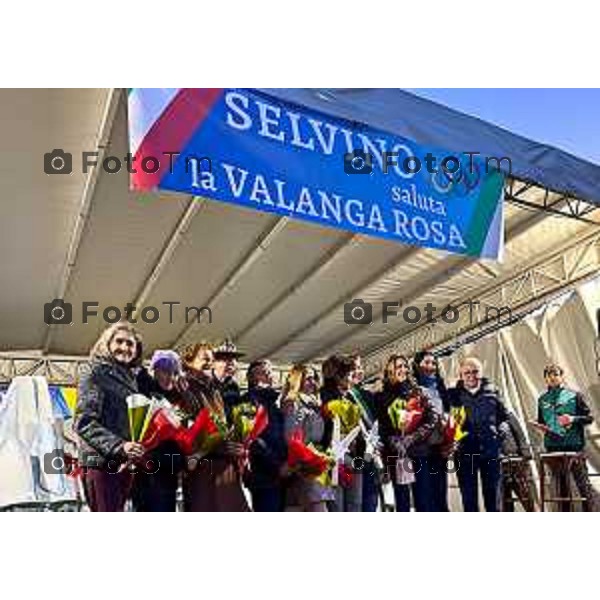 indimenticabili protagoniste della leggendaria Valanga Rosa, tratto indelebile e glorioso nella storia dello sci italiano – da sinistra Deborah Compagnoni e Lara Magoni 12 Febbraio 2026 Selvino BG Italia foto Tiziano Manzoni Lapresse