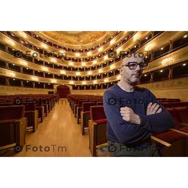 Riccardo Frizza nominato nuovo direttore artistico dopo Francesco Micheli 12 Febbraio 2026 Italia Bergamo foto Tiziano Manzoni Lapresse