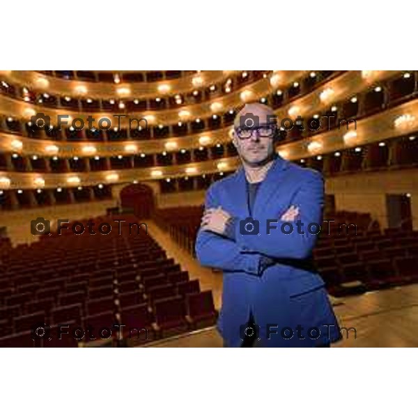 Riccardo Frizza nominato nuovo direttore artistico dopo Francesco Micheli 12 Febbraio 2026 Italia Bergamo foto Tiziano Manzoni Lapresse