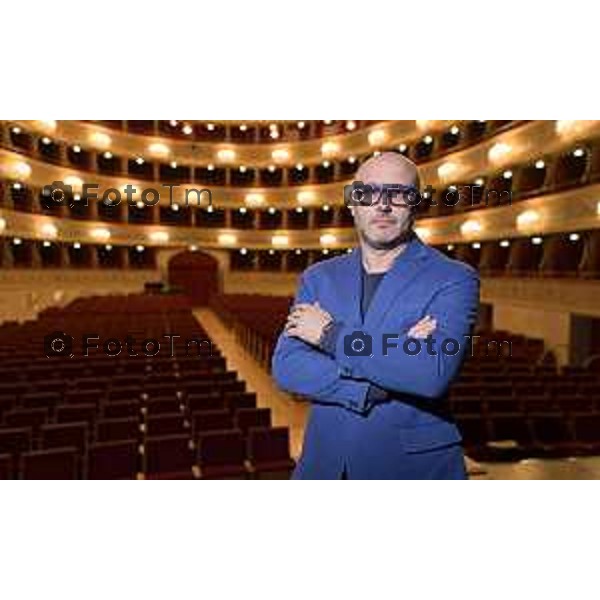 Riccardo Frizza nominato nuovo direttore artistico dopo Francesco Micheli 12 Febbraio 2026 Italia Bergamo foto Tiziano Manzoni Lapresse