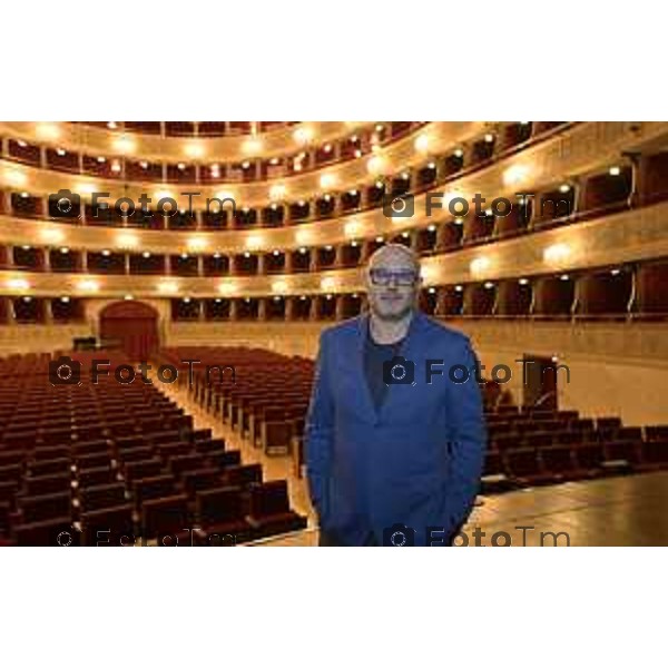 Riccardo Frizza nominato nuovo direttore artistico dopo Francesco Micheli 12 Febbraio 2026 Italia Bergamo foto Tiziano Manzoni Lapresse