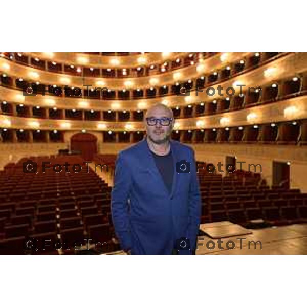 Riccardo Frizza nominato nuovo direttore artistico dopo Francesco Micheli 12 Febbraio 2026 Italia Bergamo foto Tiziano Manzoni Lapresse