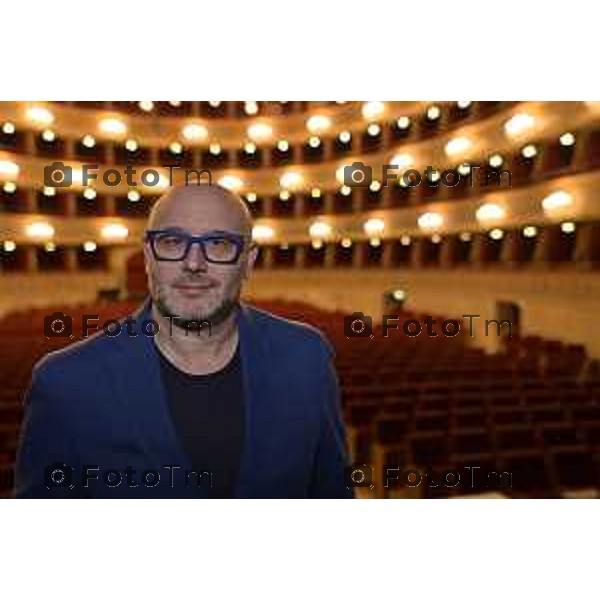 Riccardo Frizza nominato nuovo direttore artistico dopo Francesco Micheli 12 Febbraio 2026 Italia Bergamo foto Tiziano Manzoni Lapresse