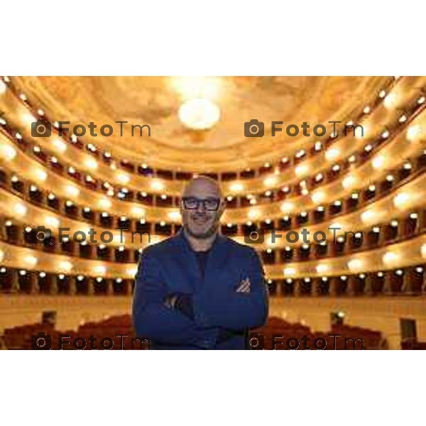 Riccardo Frizza nominato nuovo direttore artistico dopo Francesco Micheli 12 Febbraio 2026 Italia Bergamo foto Tiziano Manzoni Lapresse