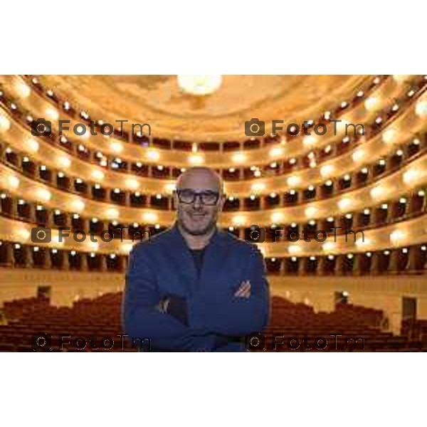 Riccardo Frizza nominato nuovo direttore artistico dopo Francesco Micheli 12 Febbraio 2026 Italia Bergamo foto Tiziano Manzoni Lapresse