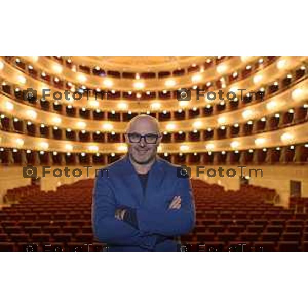 Riccardo Frizza nominato nuovo direttore artistico dopo Francesco Micheli 12 Febbraio 2026 Italia Bergamo foto Tiziano Manzoni Lapresse