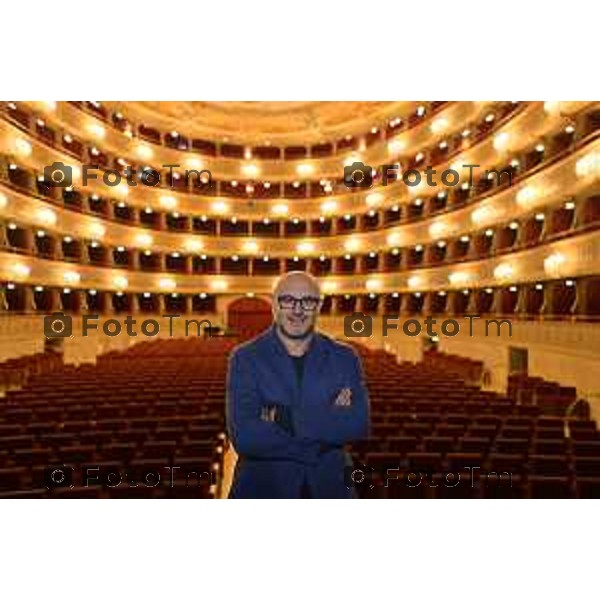 Riccardo Frizza nominato nuovo direttore artistico dopo Francesco Micheli 12 Febbraio 2026 Italia Bergamo foto Tiziano Manzoni Lapresse