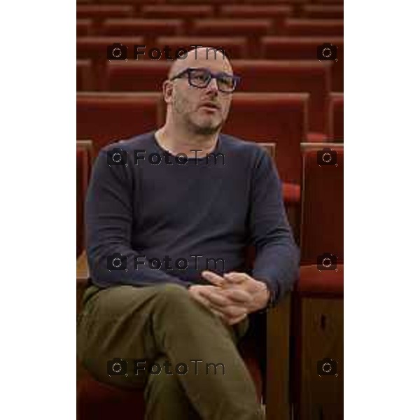 Riccardo Frizza nominato nuovo direttore artistico dopo Francesco Micheli 12 Febbraio 2026 Italia Bergamo foto Tiziano Manzoni Lapresse