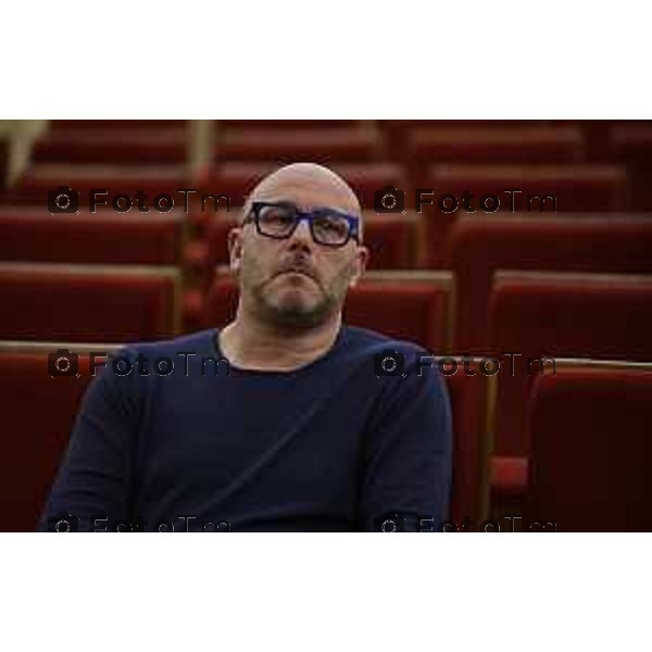 Riccardo Frizza nominato nuovo direttore artistico dopo Francesco Micheli 12 Febbraio 2026 Italia Bergamo foto Tiziano Manzoni Lapresse