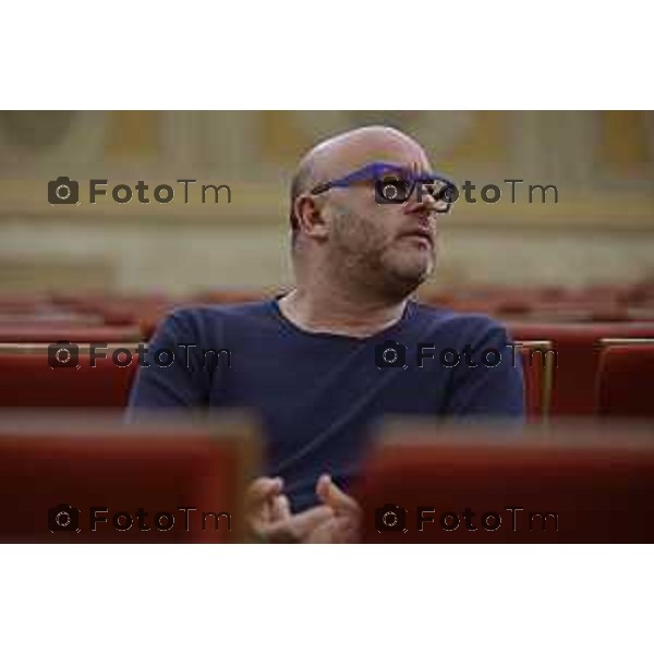 Riccardo Frizza nominato nuovo direttore artistico dopo Francesco Micheli 12 Febbraio 2026 Italia Bergamo foto Tiziano Manzoni Lapresse
