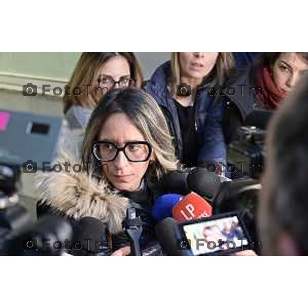 Bergamo. La Corte d’Assise ha condannato all’ergastolo Moussa Sangare per l’omicidio di Sharon Verzeni nella foto l\'avvocato Tiziana Bacicca nuovo legale di Sangare 25 Febbraio 2026 Bergamo Italia foto Tiziano Manzoni Lapresse