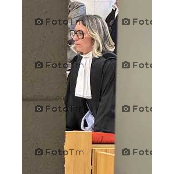 Bergamo. La Corte d’Assise ha condannato all’ergastolo Moussa Sangare per l’omicidio di Sharon Verzeni nella foto l\'avvocato Tiziana Bacicca nuovo legale di Sangare 25 Febbraio 2026 Bergamo Italia foto Tiziano Manzoni Lapresse