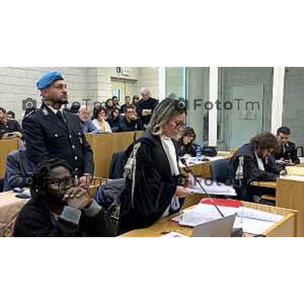 Bergamo. La Corte d’Assise ha condannato all’ergastolo Moussa Sangare per l’omicidio di Sharon Verzeni 25 Febbraio 2026 Bergamo Italia foto Tiziano Manzoni Lapresse